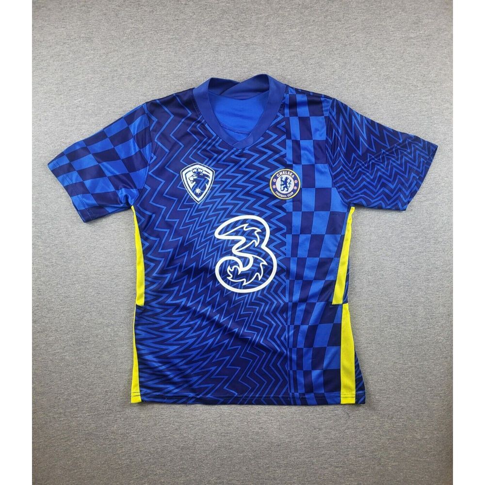 Chelsea FC Soccer Home Jersey #3 & #100 AV Elite Donus‎ Mens Size Small